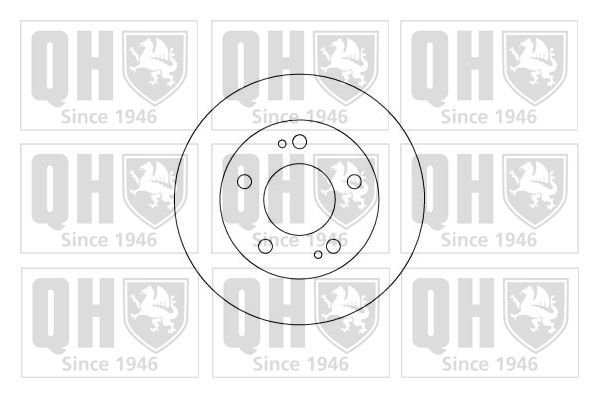 QUINTON HAZELL Тормозной диск BDC4384